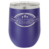 Purple Polar Camel 12 oz. Vacuum Insulated Stemless Wine Tumbler with Lid