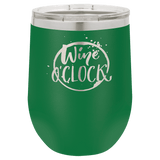 Green Polar Camel 12 oz. Vacuum Insulated Stemless Wine Tumbler with Lid