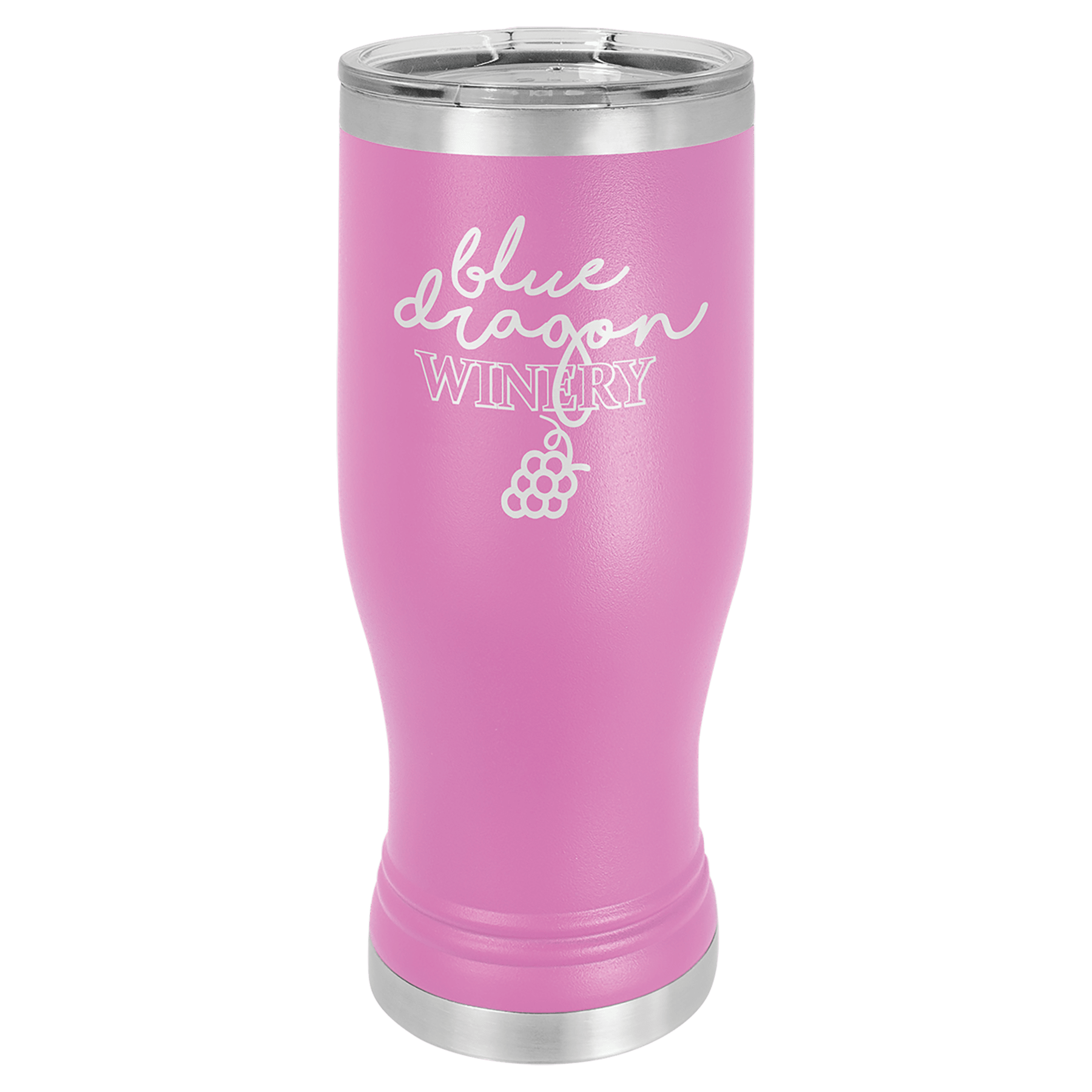 Light Purple Polar Camel 20 oz. Pilsner with Clear Lid