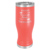 Coral 20 oz. Polar Camel Pilsner with Clear Polar Camel Lid