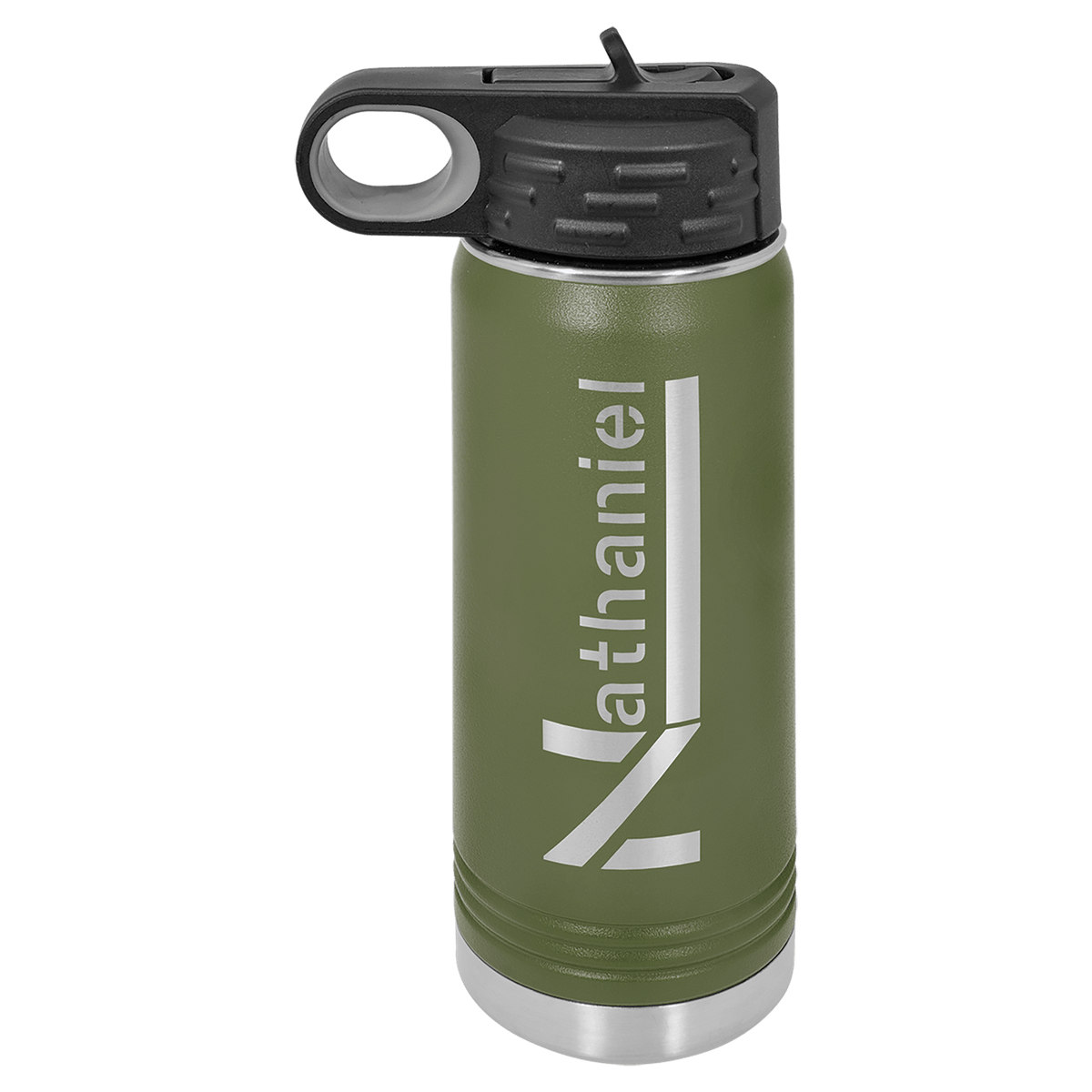 Polar Camel 20 oz. Olive Green Water Bottle