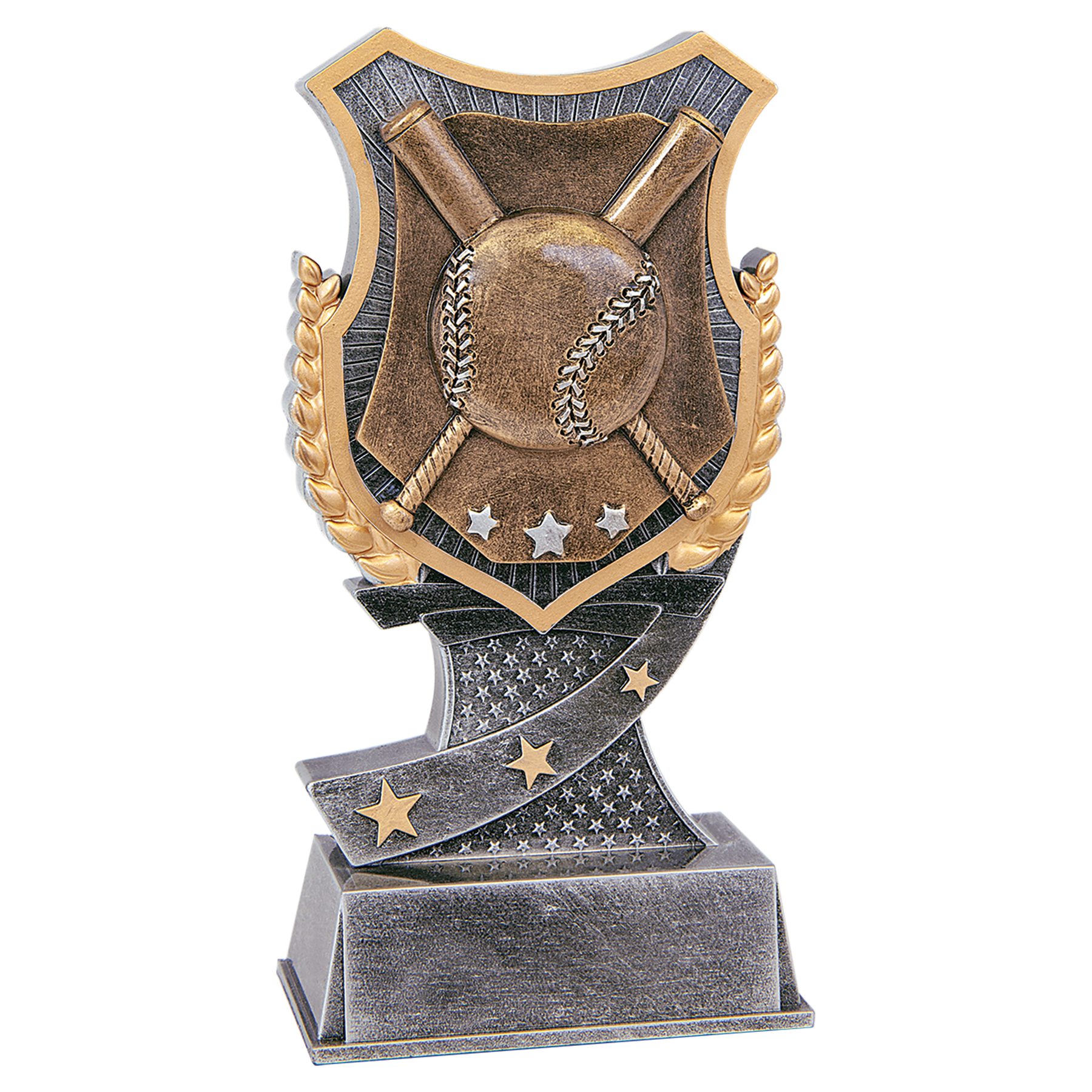 6" Baseball / Softball Shield Award