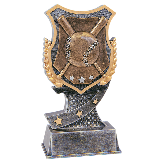 6" Baseball / Softball Shield Award