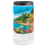 White Sublimatable Polar Camel Slim Beverage Holder