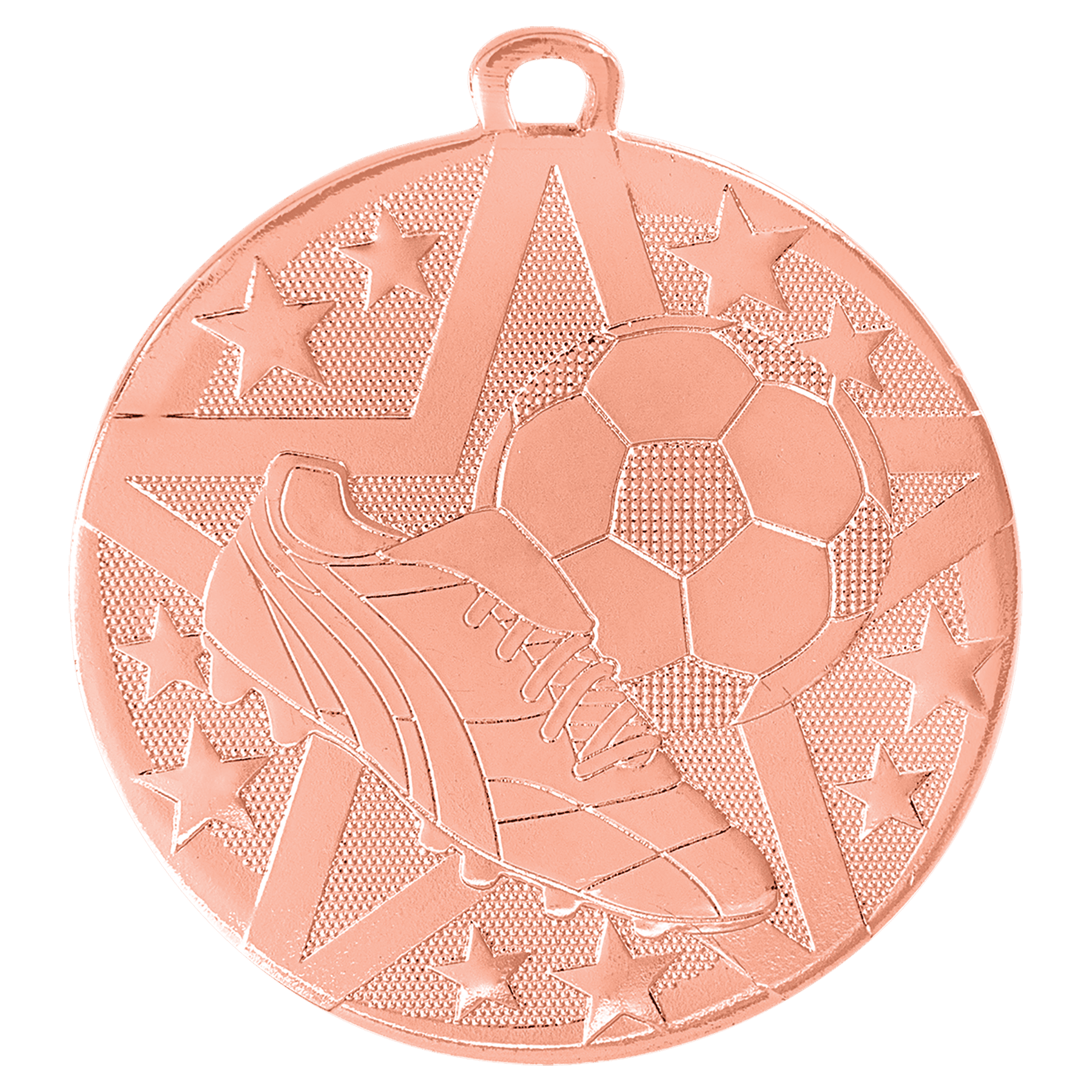 Bronze 2" Superstar Soccer Medal