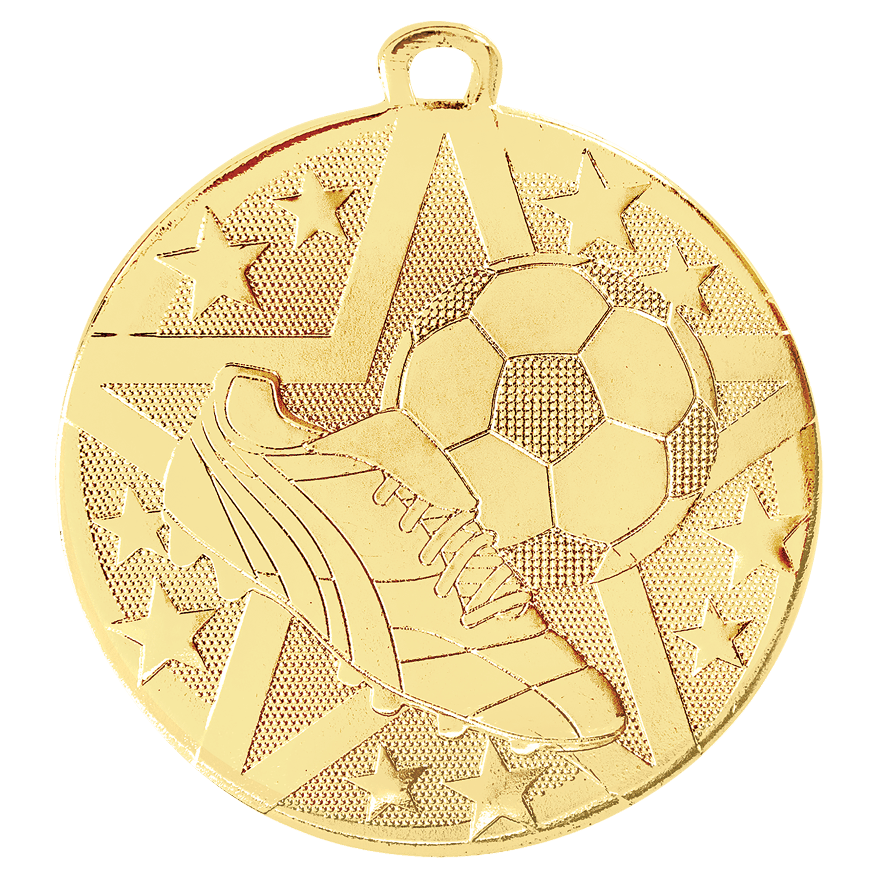 Gold 2" Superstar Soccer Medal