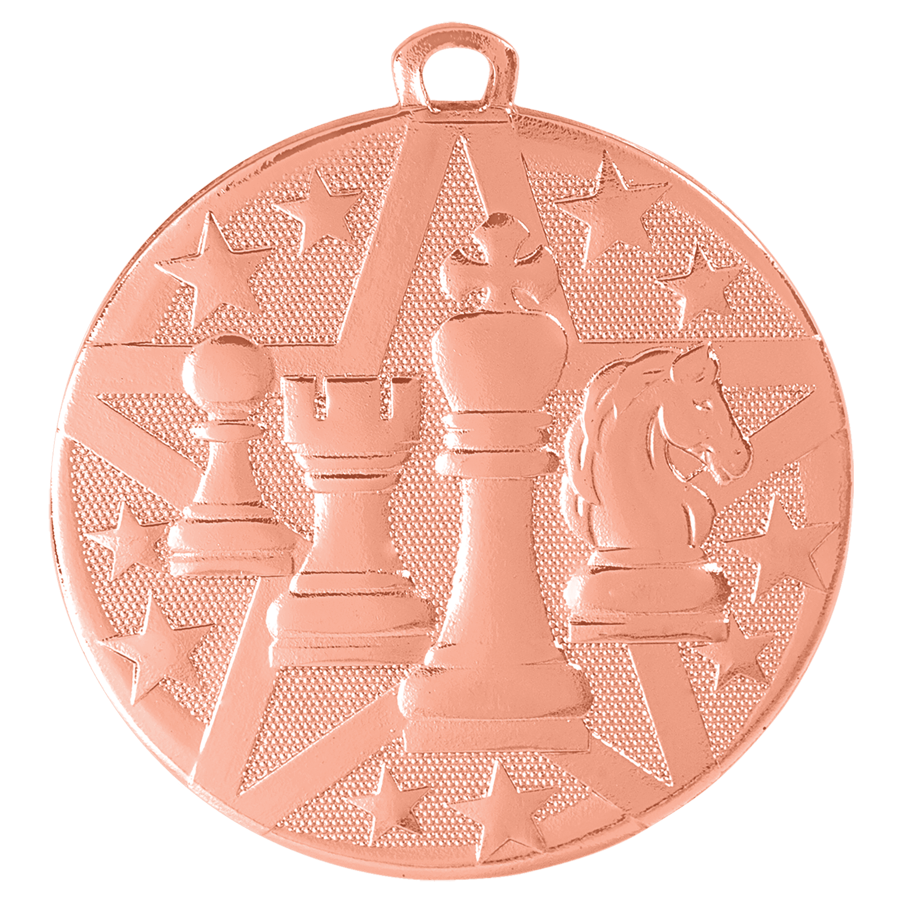 Bronze 2" Superstar Chess Medal