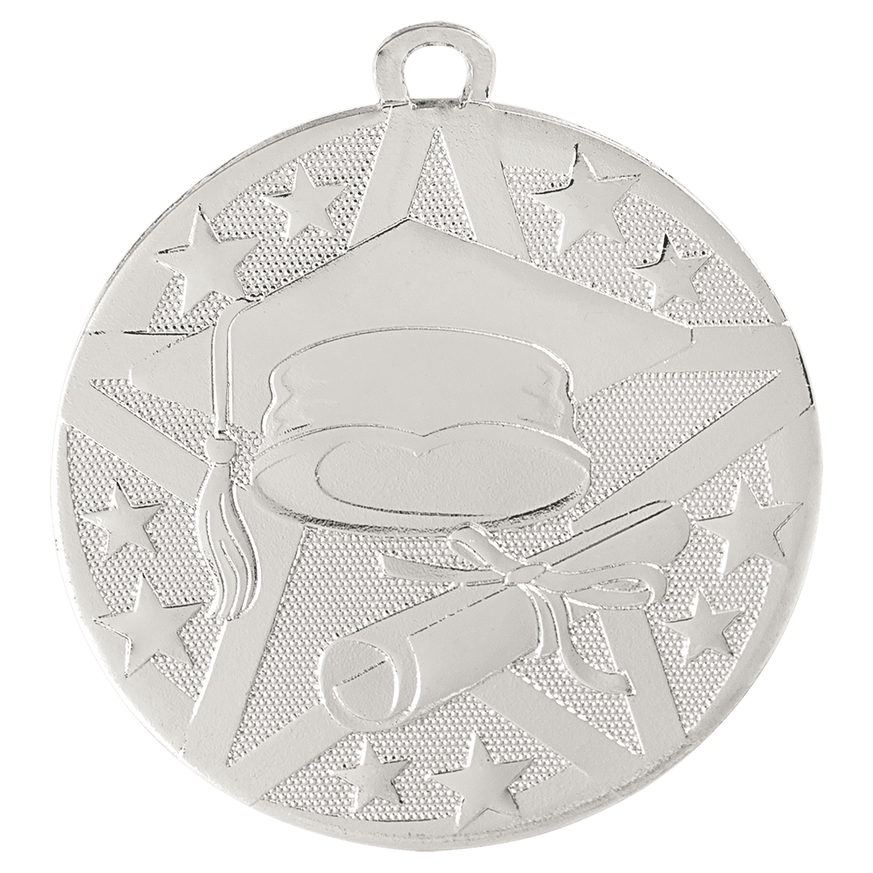 Silver 2" Superstar Graduate Medal