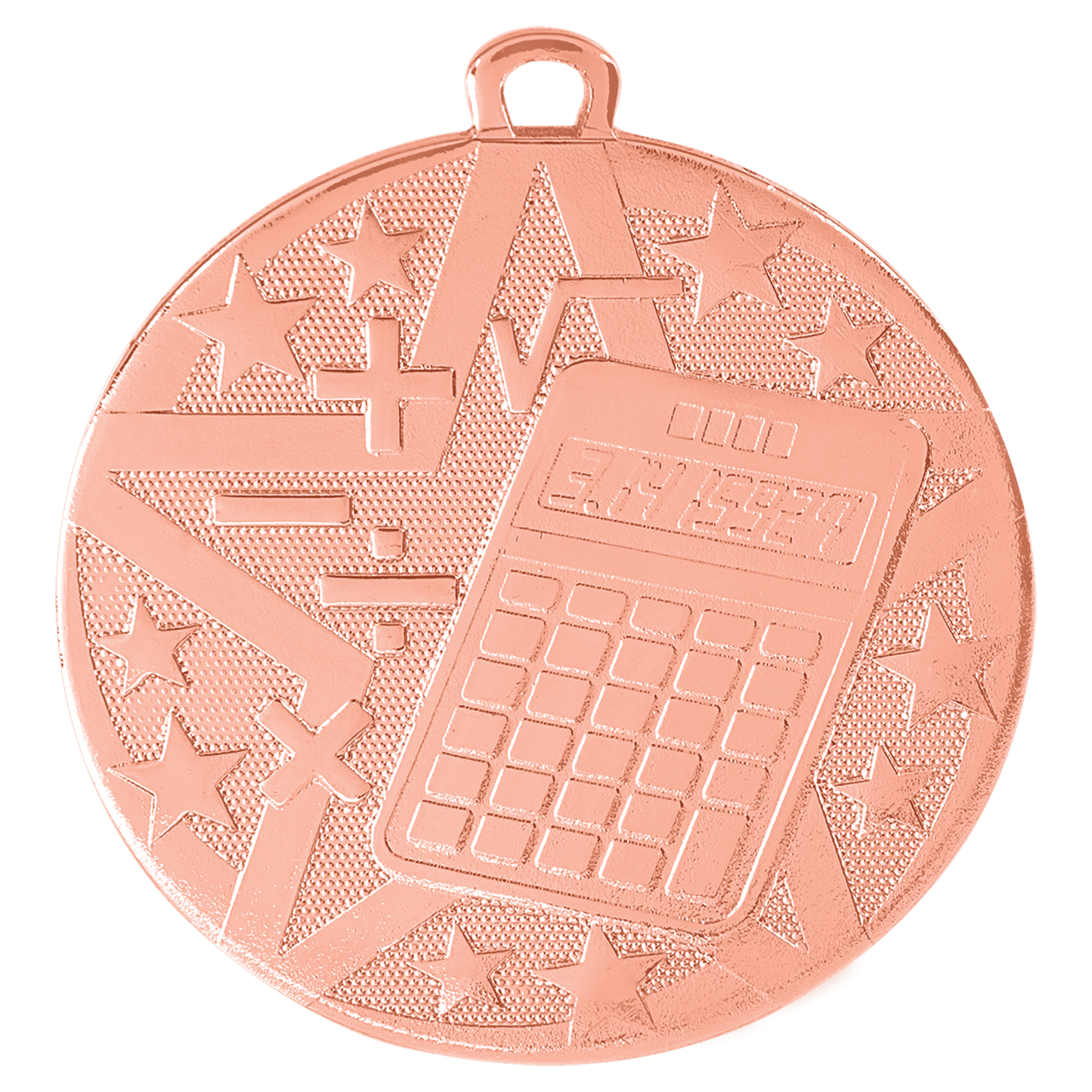 Bronze 2" Superstar Math Medal