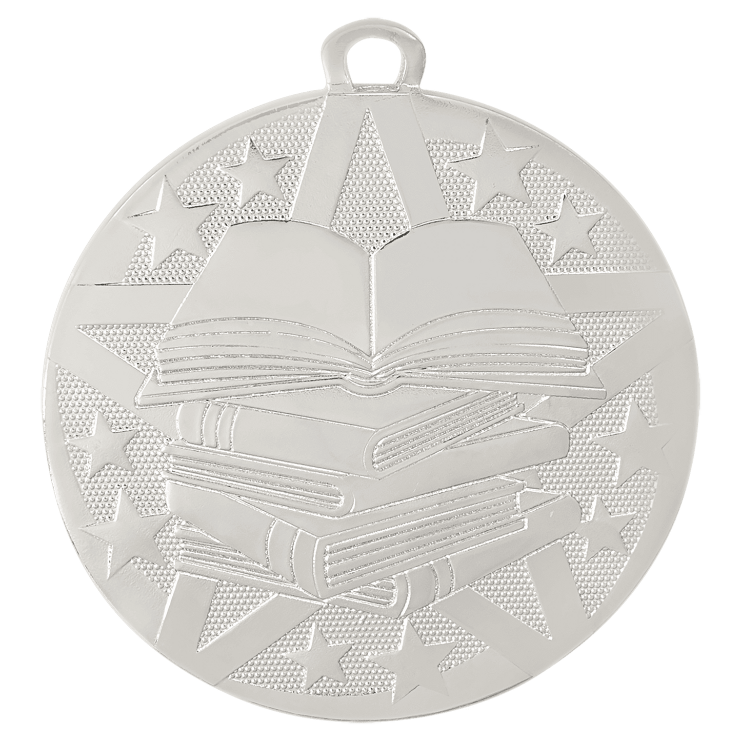 Silver 2" Superstar Reading Medal