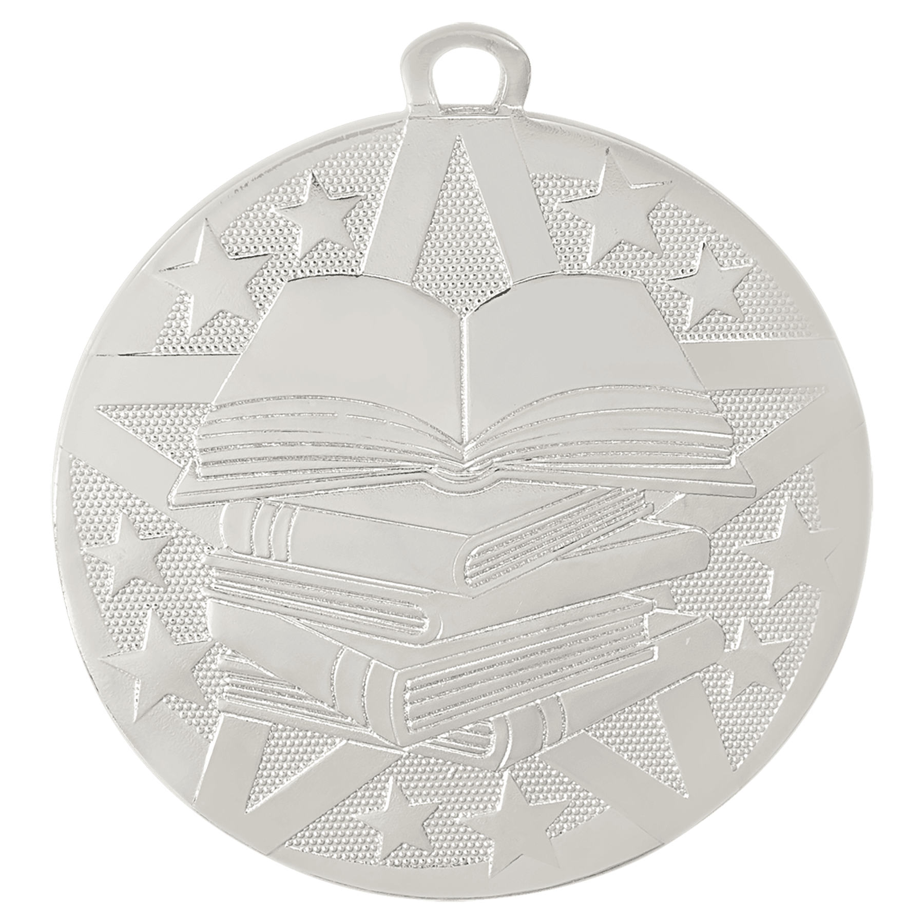 Silver 2" Superstar Reading Medal