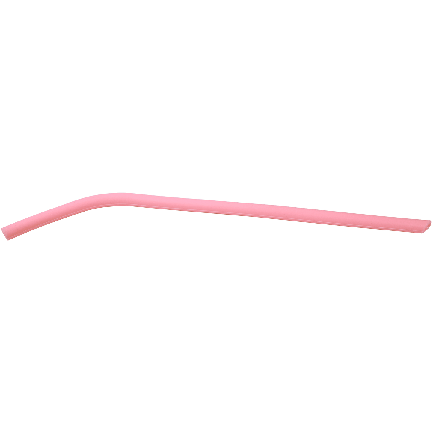 Pink 10" Small Silicone Straw