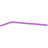 Purple 10" Small Silicone Straw