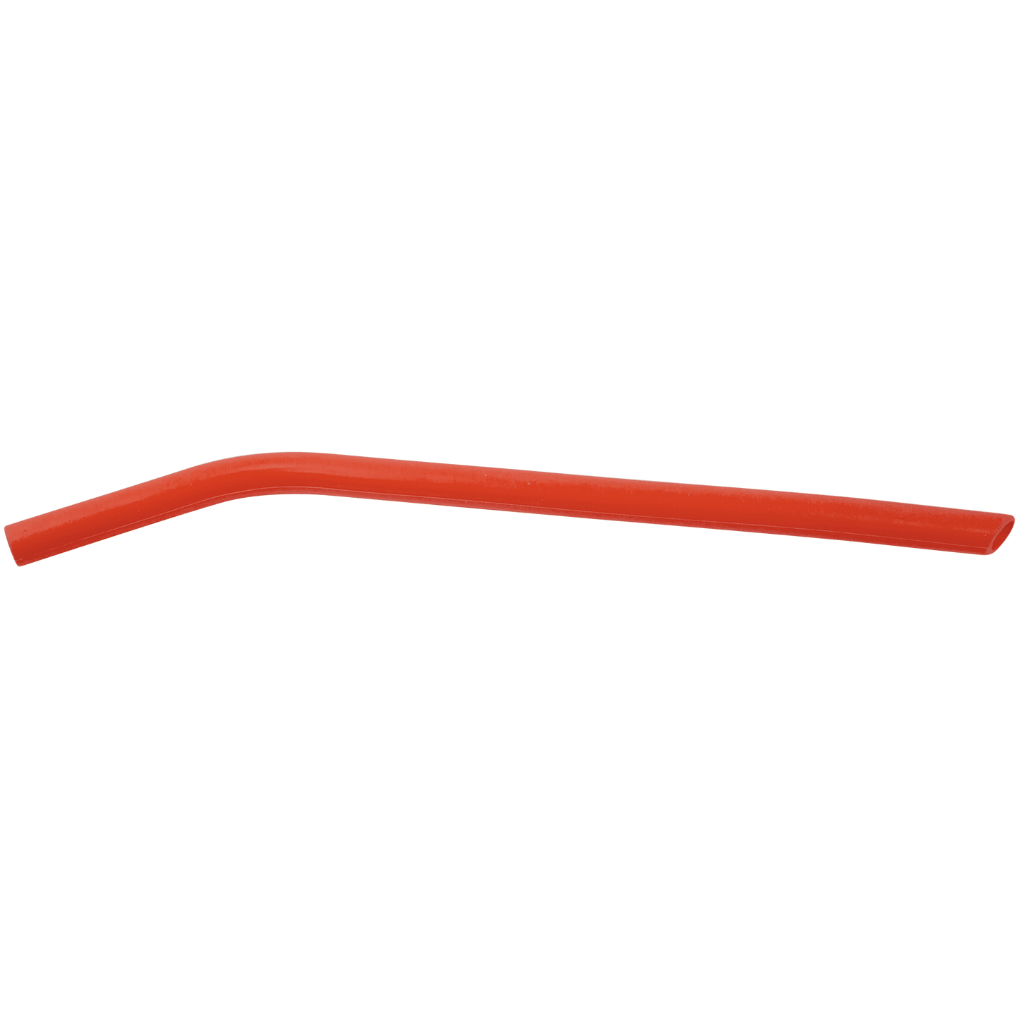Red 10" Large Silicone Straw