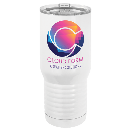 White Sublimatable Polar Camel 20 oz. Tall Vacuum Insulated Tumbler