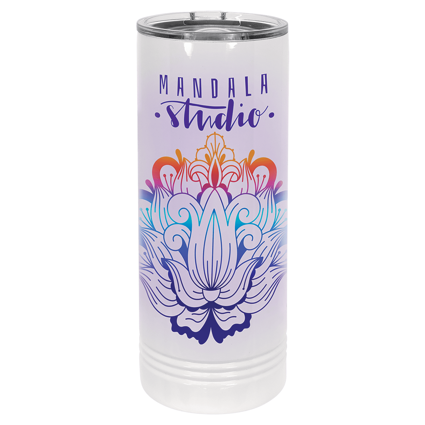 White 2 Polar Camel 22 oz. Skinny Tumbler with Slider Lid