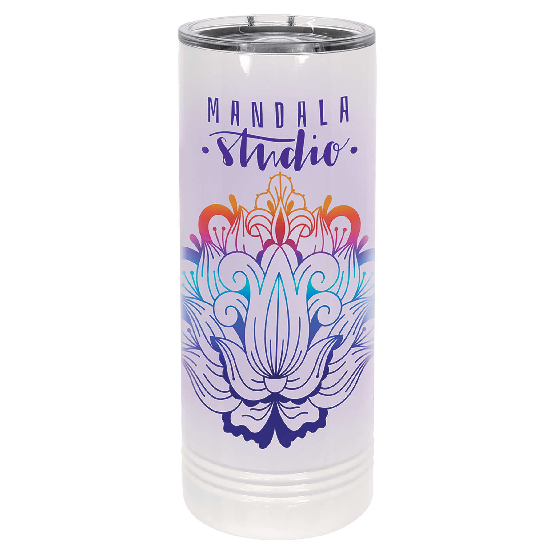 White 2 Polar Camel 22 oz. Skinny Tumbler with Slider Lid