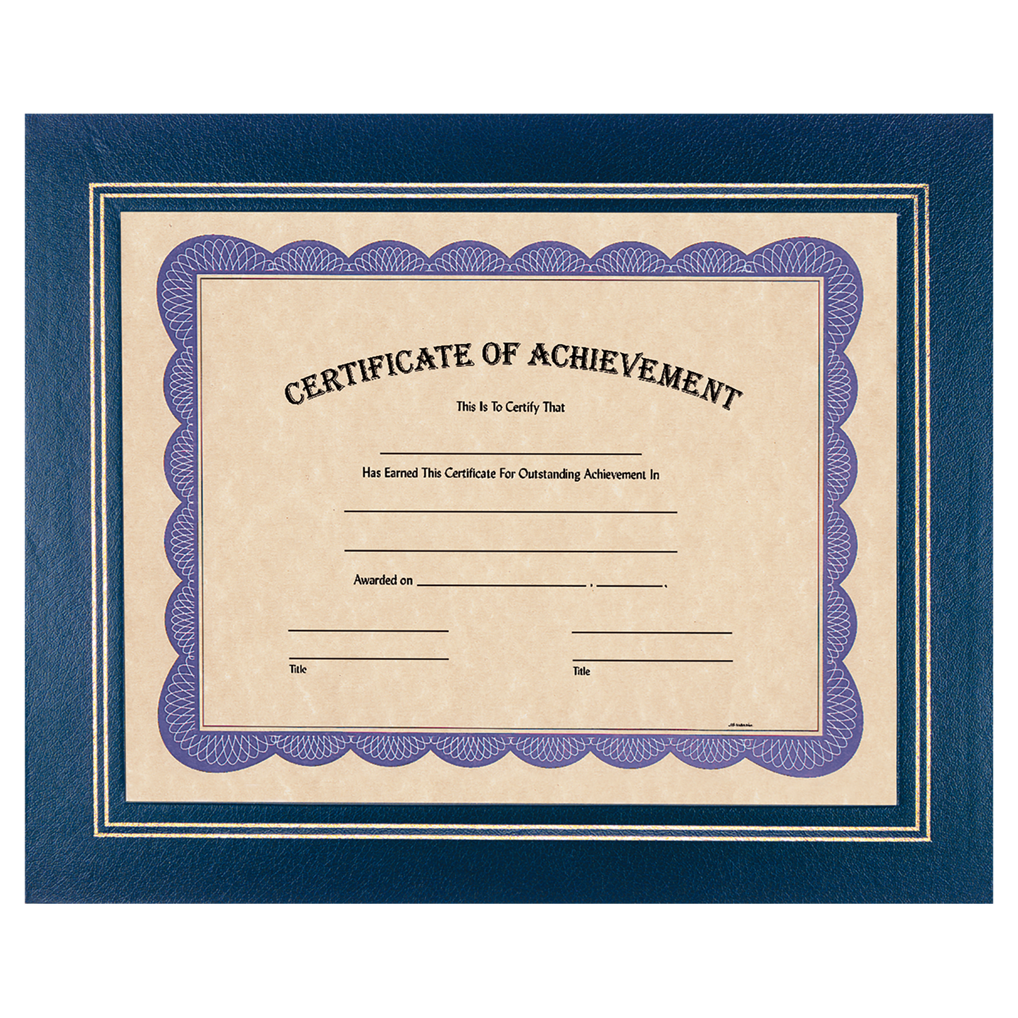 13 1/4" x 10 3/4" Blue Certificate Holder
