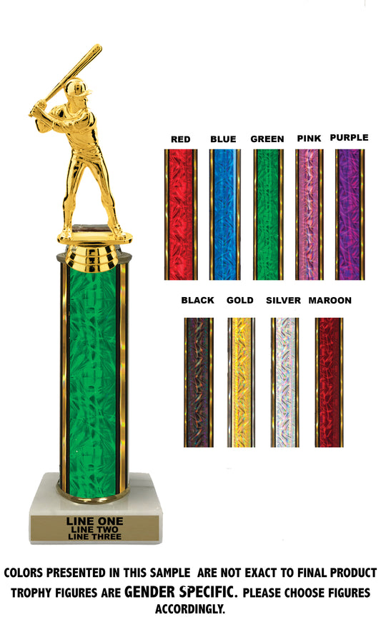 Traditional Single Column - 12" Trophy