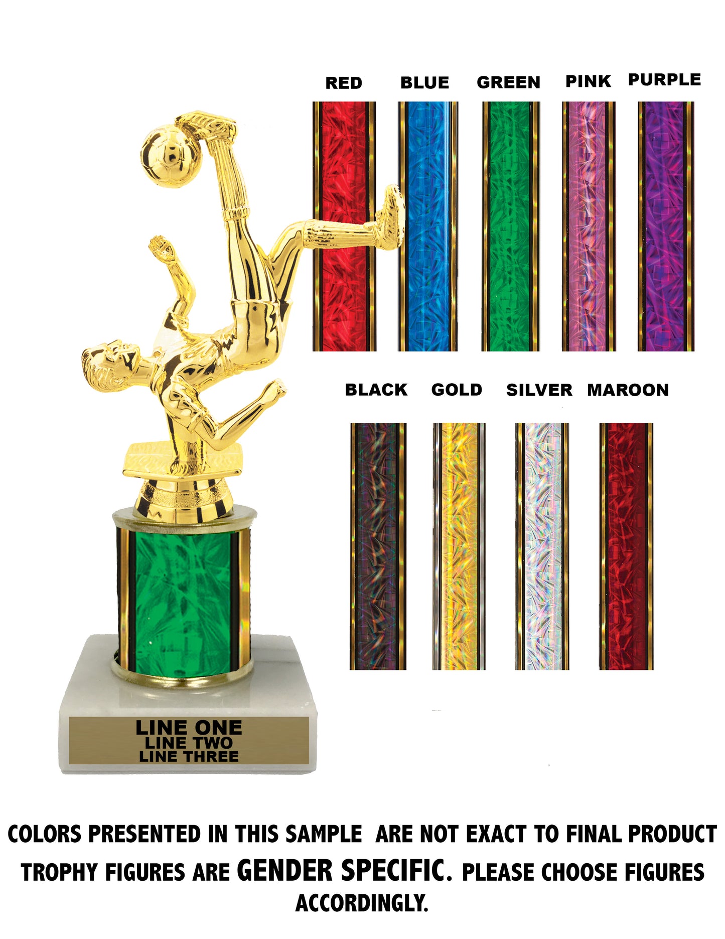 Traditional Single Column - 08" Trophy